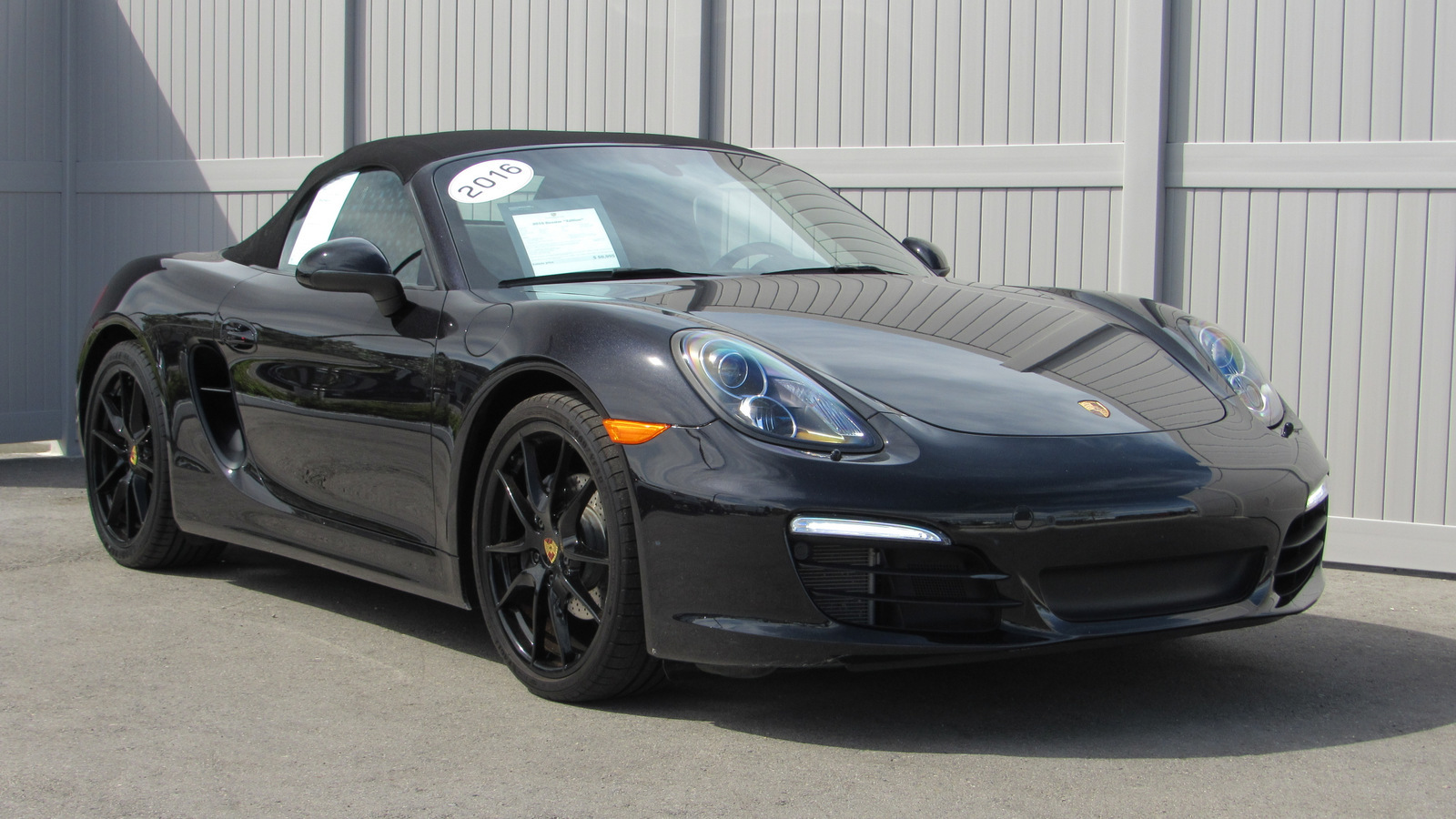 Certified Pre-Owned 2016 Porsche Boxster 2dr Roadster Black Edition ...